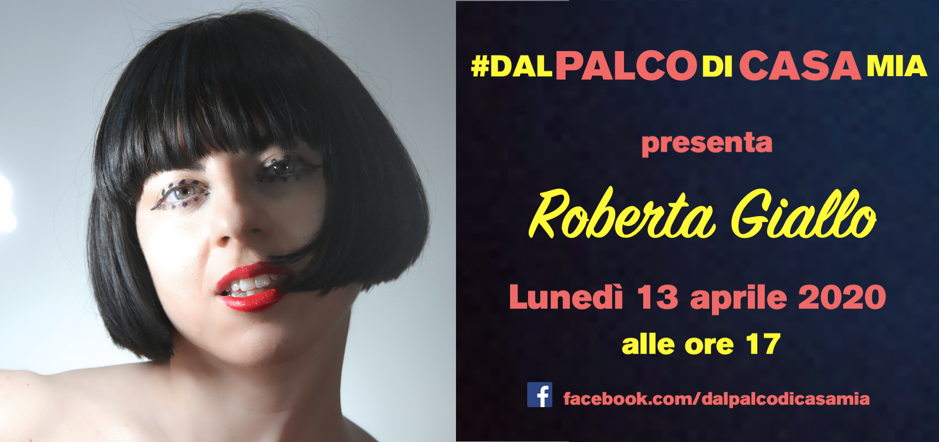 #DALPALCODICASAMIA |  Roberta Giallo live in Streaming a Pasquetta