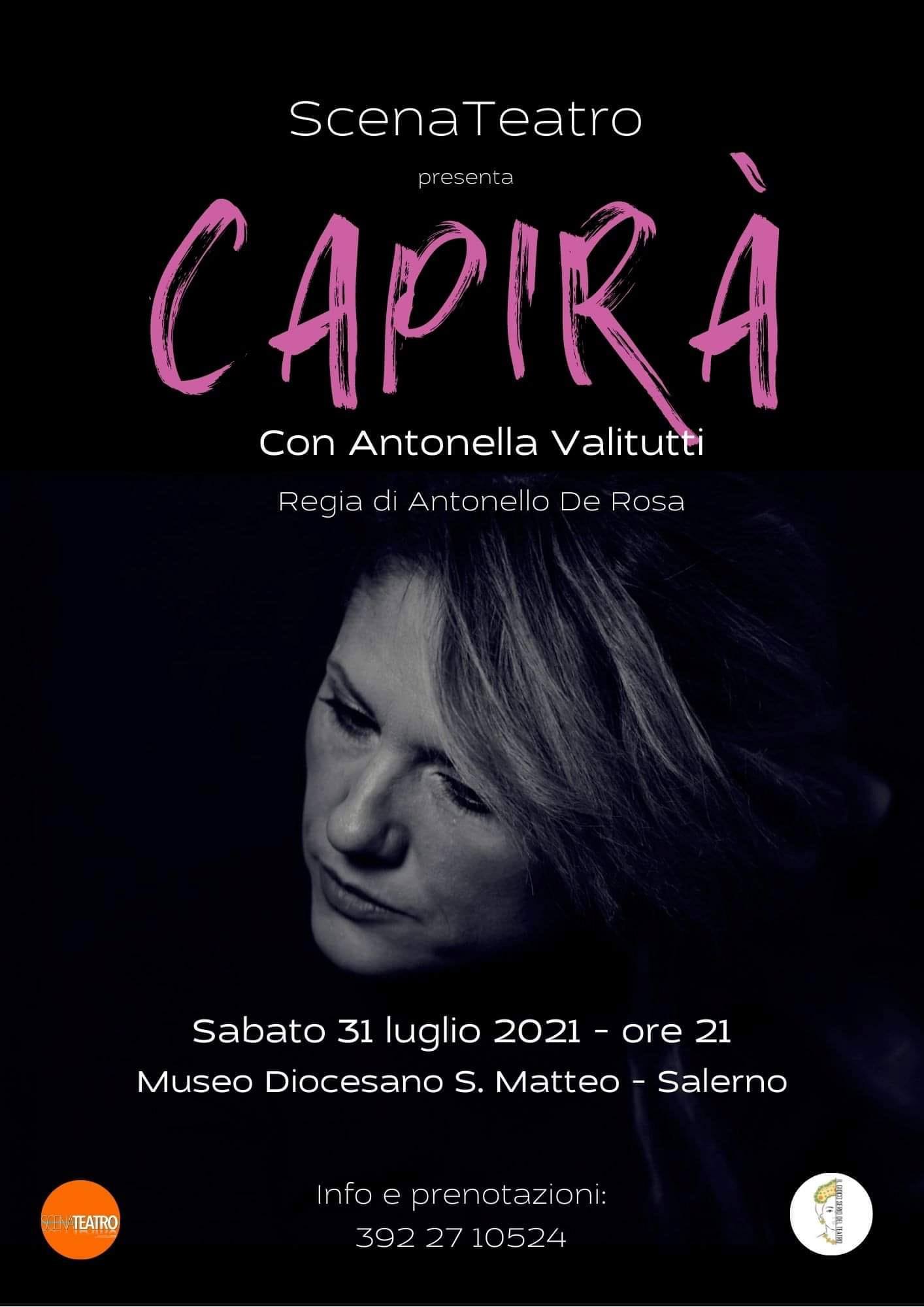 Antonella Valitutti ritorna in scena a Salerno Sabato 31 luglio 2021